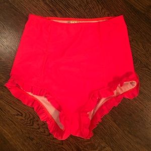 KORTNI JEAN ruffle bottom bikini bottoms
